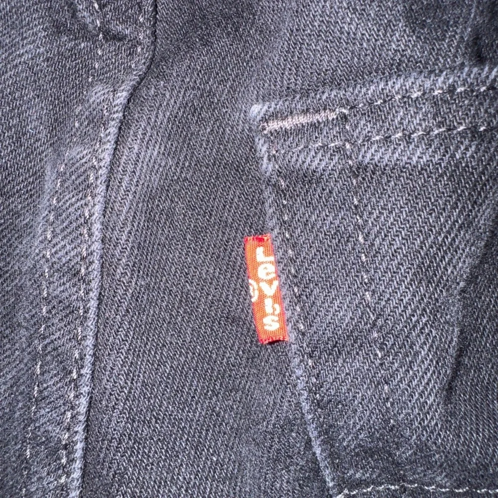 Levis‎ 505 Regular Fit Black Jeans Mens W33 L34 Straight Leg 00505-0260